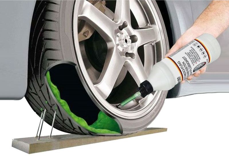 Aroso Sada pro nouzovou opravu pneumatik s kompresorem 7 bar 12 V 20.248 4